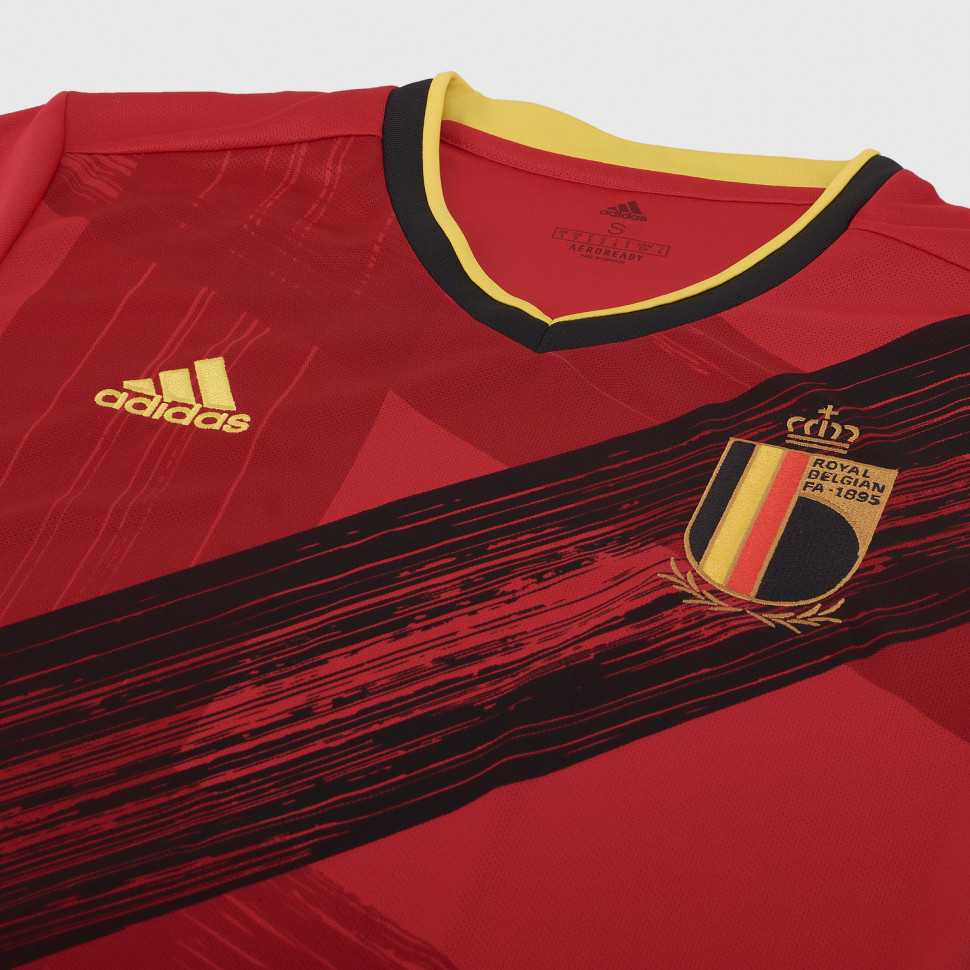 Детская-подростковая футболка Adidas Belgium Home EJ8551