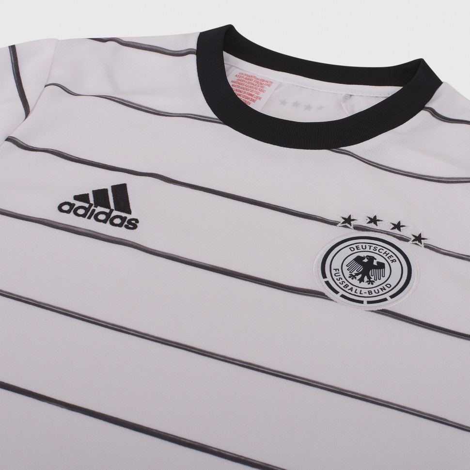 Футболка домашняя детская Adidas сборной Германии сезон 2021/22 EH6103
