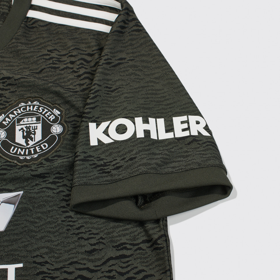 Футболка игровая детская выездная Adidas Manchester United сезон 2020/21 EE2397