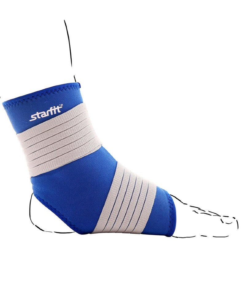 Суппорт голеностопа усиленный Starfit SU-402